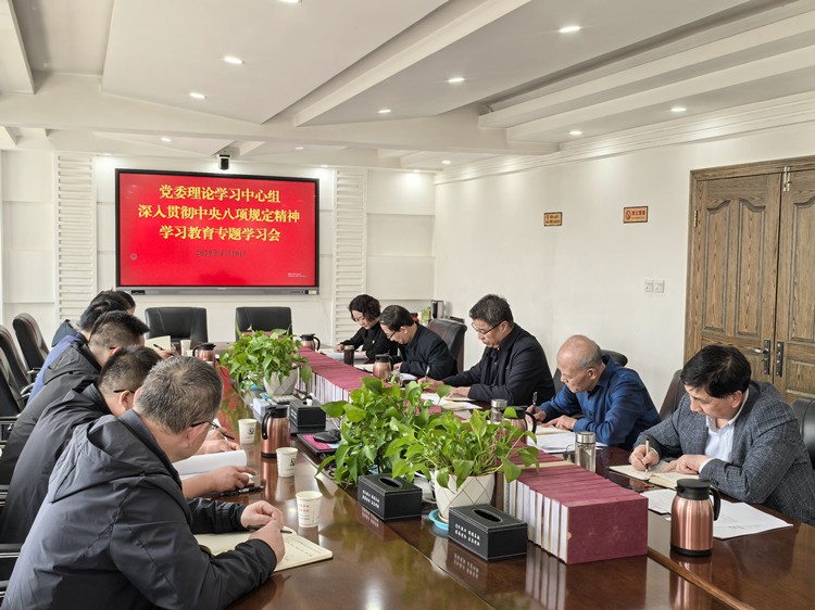 大队党委理论学习中心组开展深入贯彻中央八项规定精神学习教育第二次专题学